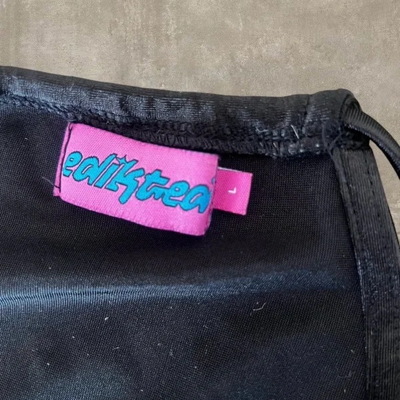 Edikted Black Satin Top - Picture 3 of 5